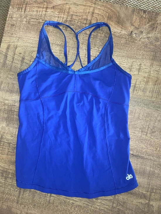 ALO Yoga Tops - alo yoga womens medium Royal Blue Strappy Active Tank